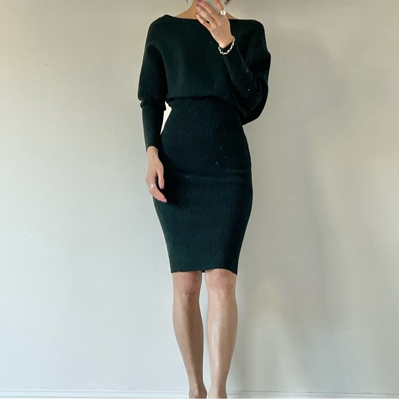 Witchery Knitted Off-Shoulder Dress - Picture 4 of 7